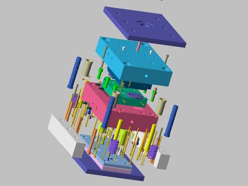塑膠模（mó）具製造雙（shuāng）杆斜頂機（jī）構